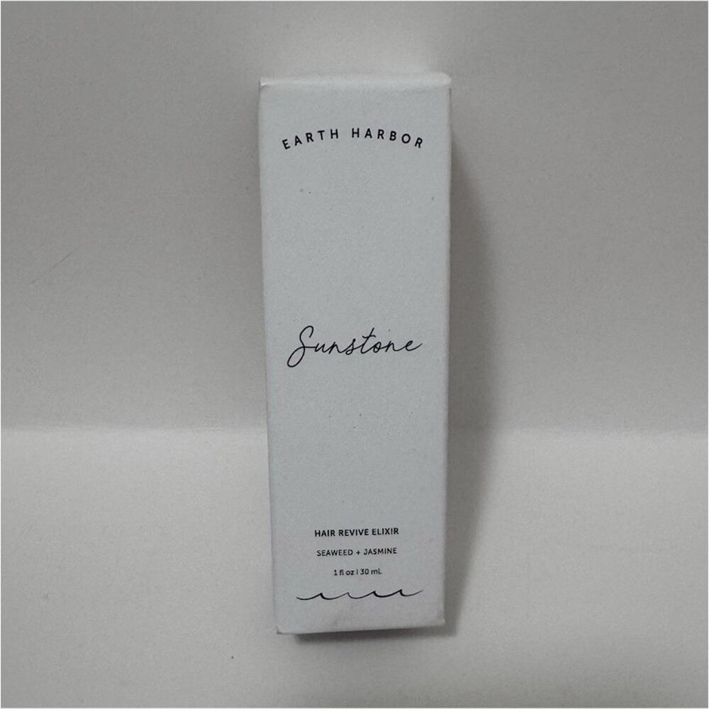 Earth Harbor Sunstone Hair Revive Elixir 1 fl oz Seaweed Jasmine Vegan